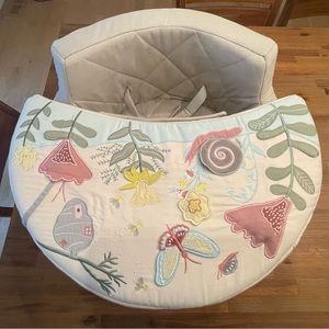 Crate & Barrel Floral Garden Baby Activity Chair NWT
